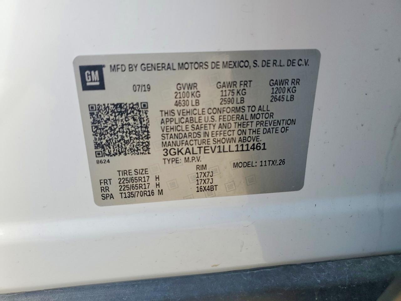 2020 GMC TERRAIN SLE photo 37