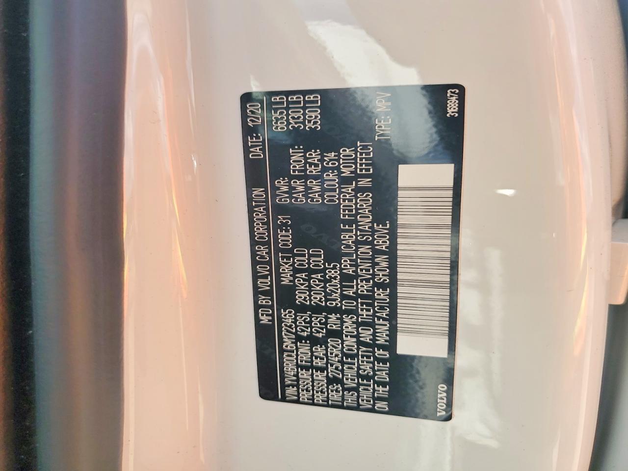 2021 VOLVO XC90 T8 RECHARGE INSCRIPTION photo 23