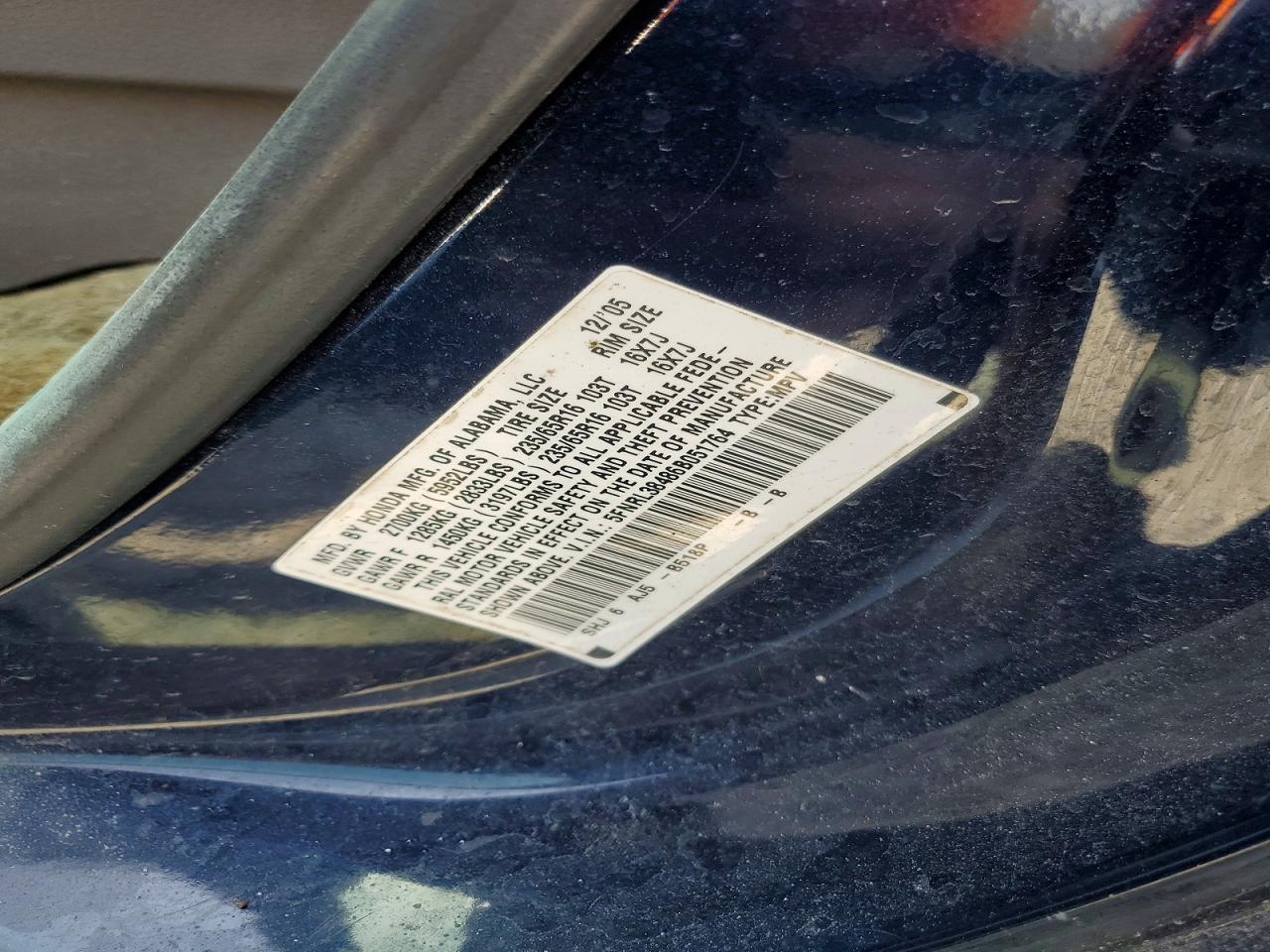 2006 HONDA ODYSSEY EX photo 37