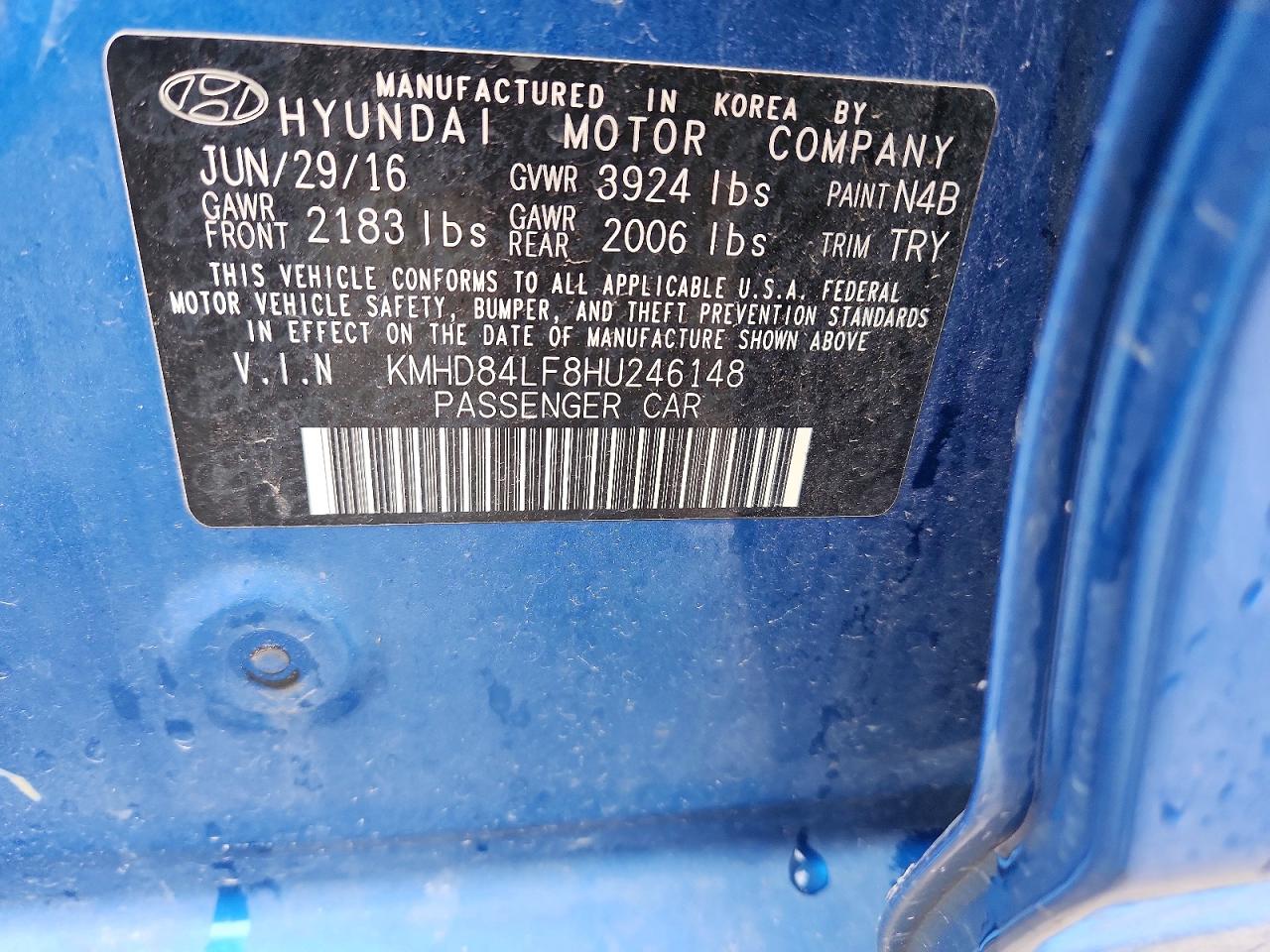 2017 HYUNDAI ELANTRA VALUE EDITION photo 23