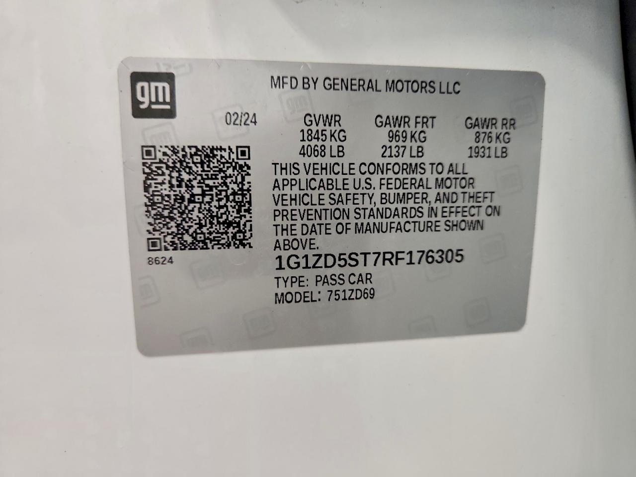 2024 CHEVROLET MALIBU LT photo 25