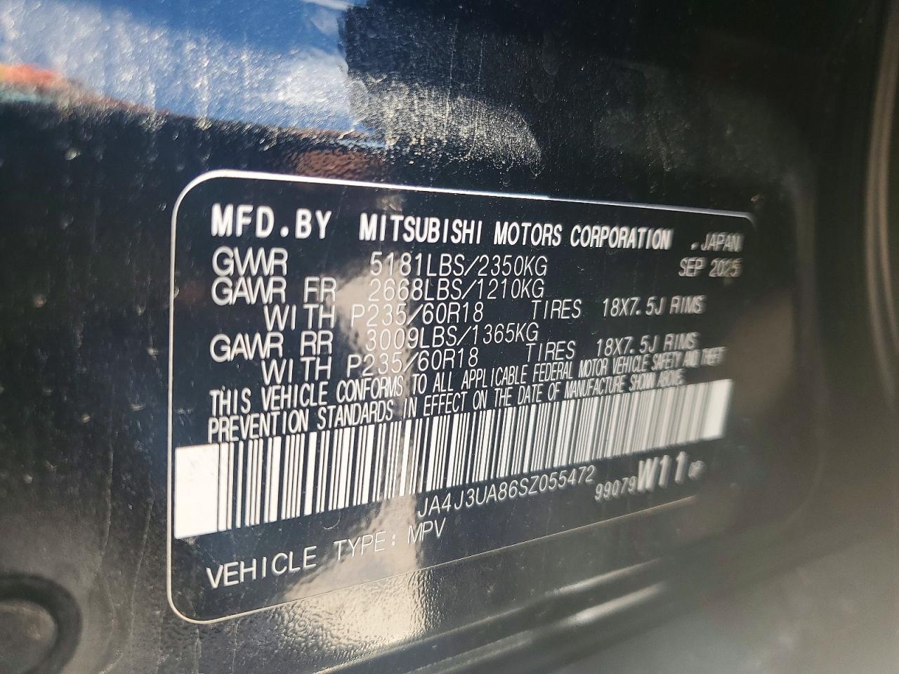2025 MITSUBISHI OUTLANDER ES photo 25