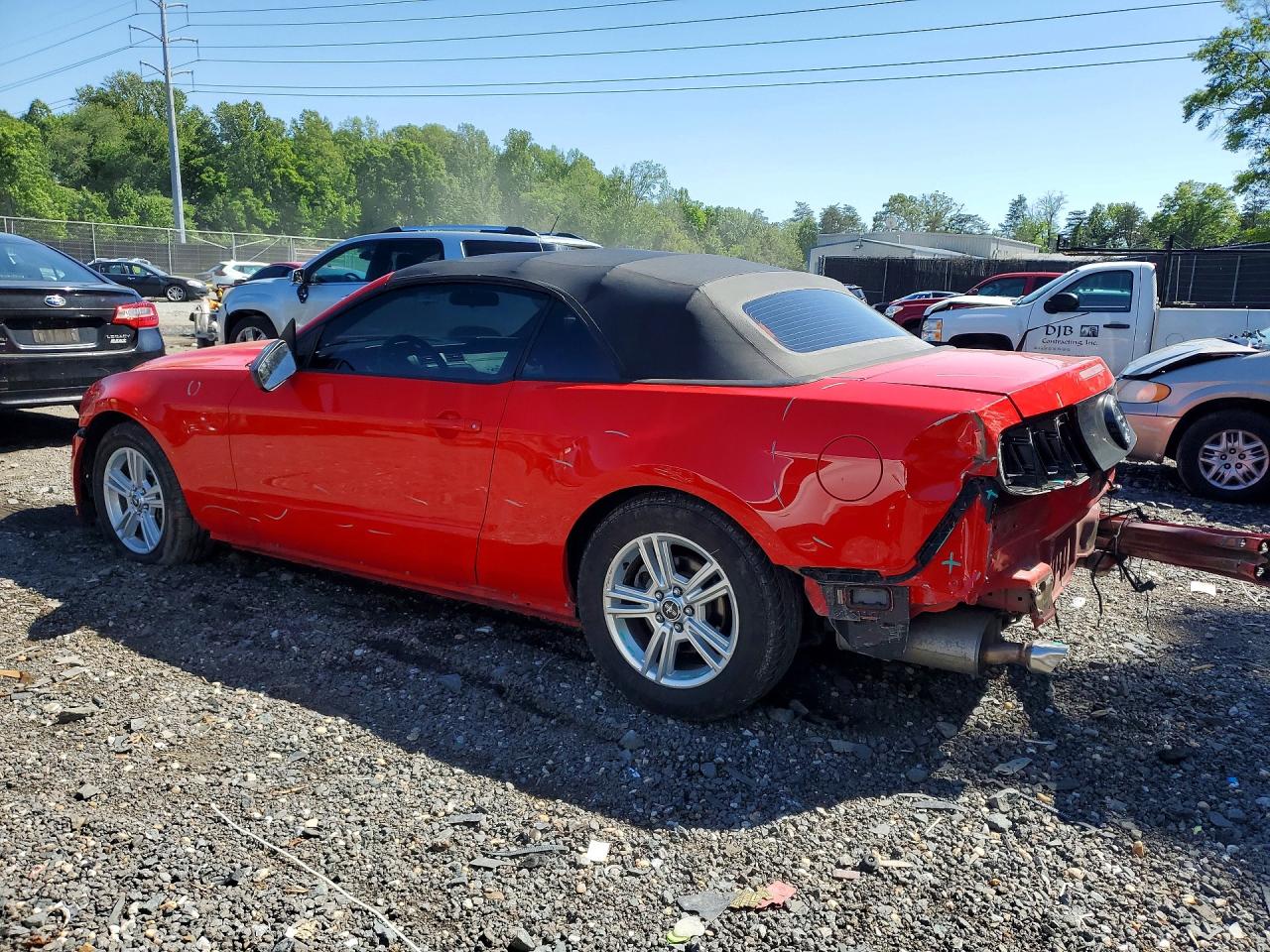 2013 FORD MUSTANG V6 CONVERTIBLE photo 4