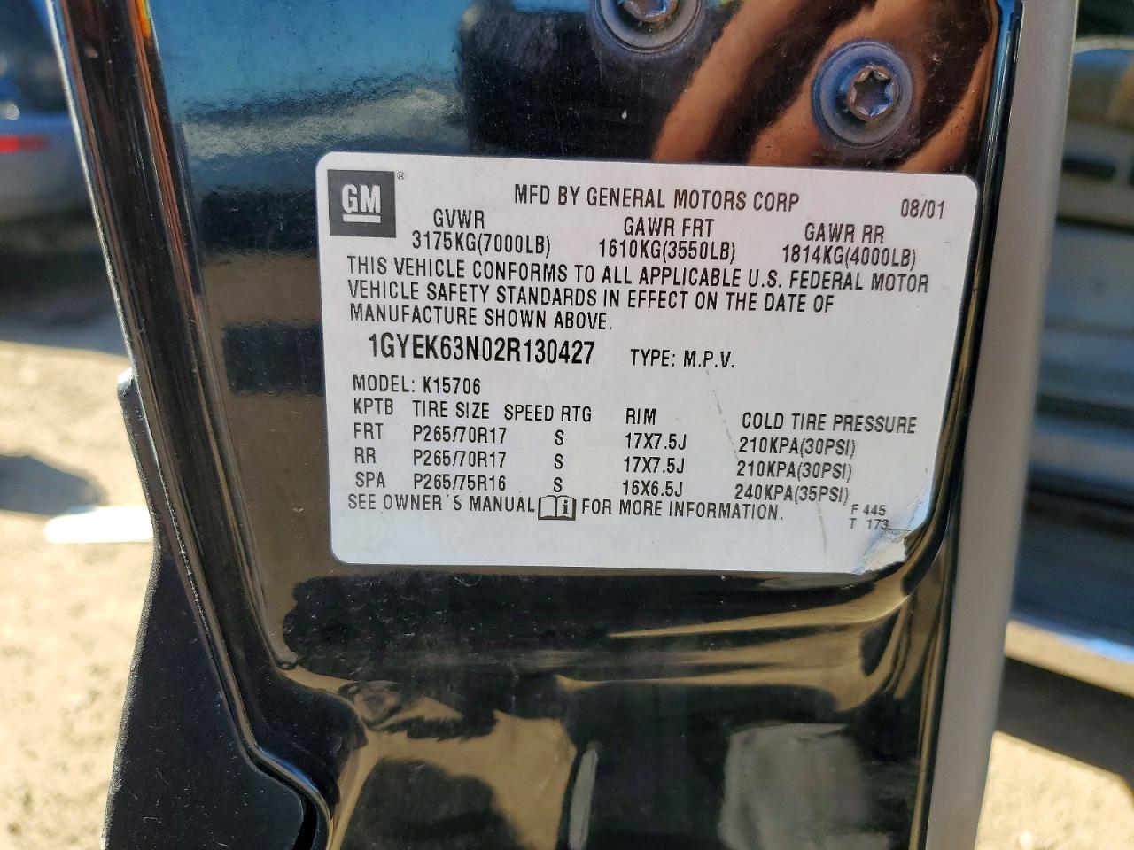 2002 CADILLAC ESCALADE LUXURY photo 34