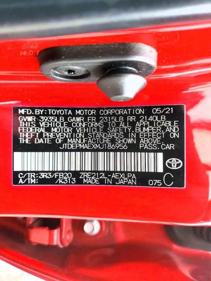 2021 TOYOTA COROLLA LE photo 23
