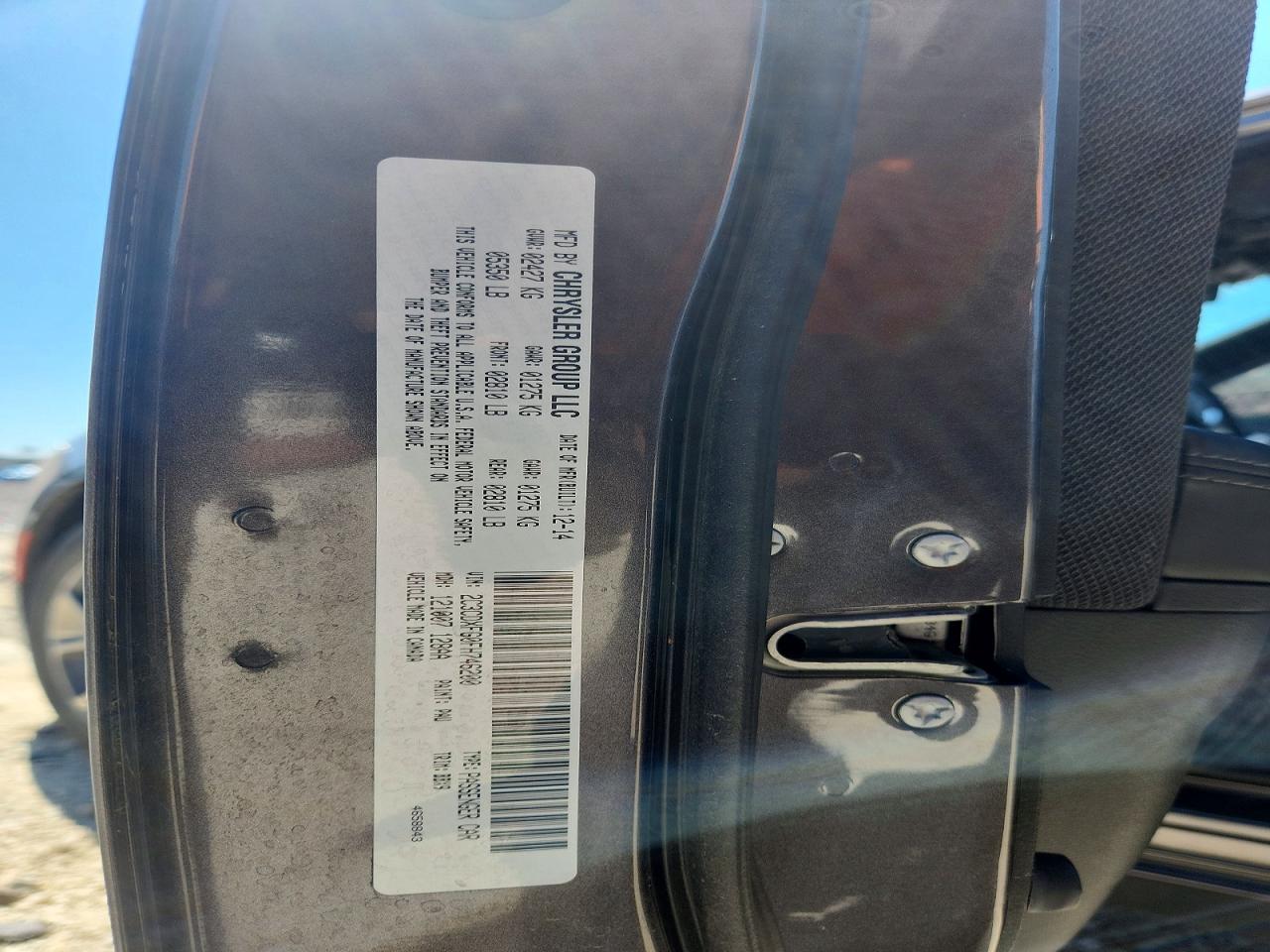 2015 DODGE CHARGER SE photo 23