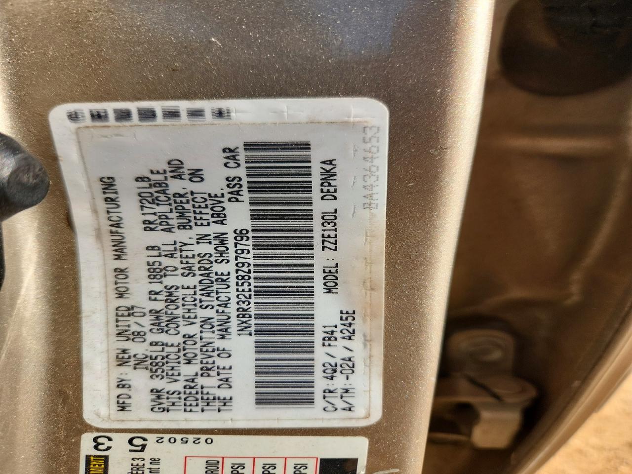 2008 TOYOTA COROLLA LE photo 23