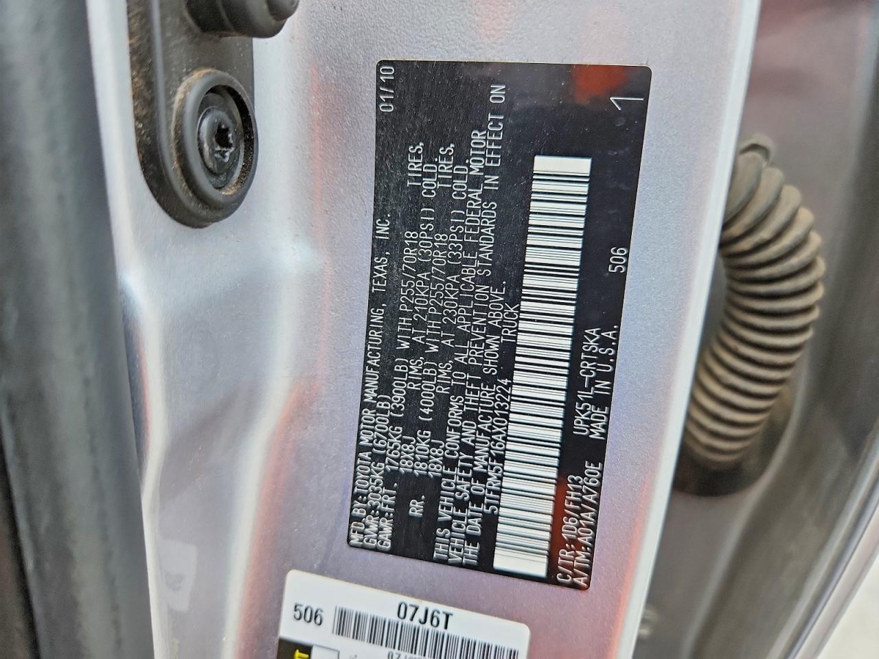 2010 TOYOTA TUNDRA DOUBLE CAB SR5 photo 23