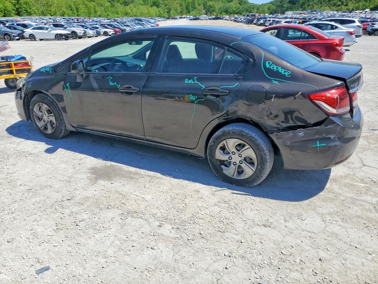 2013 HONDA CIVIC LX photo 4