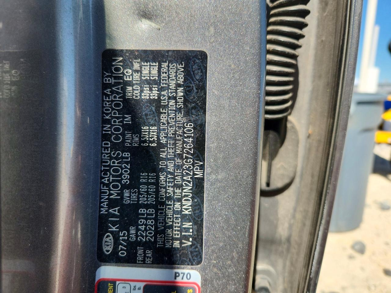 2016 KIA SOUL BASE photo 34
