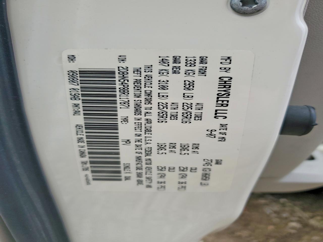 2008 DODGE GRAND CARAVAN SXT photo 37