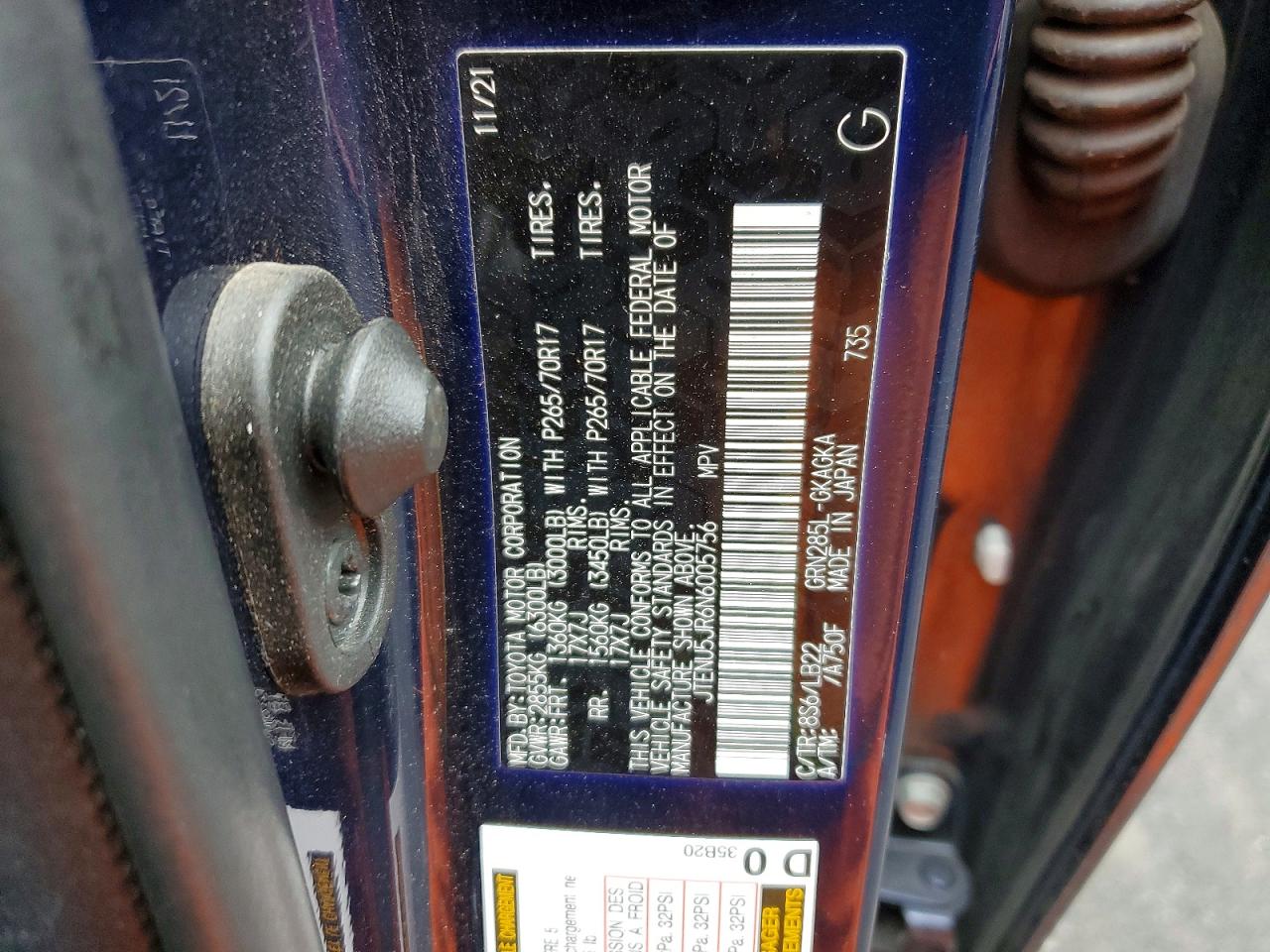 2022 TOYOTA 4RUNNER SR5 PREMIUM photo 40