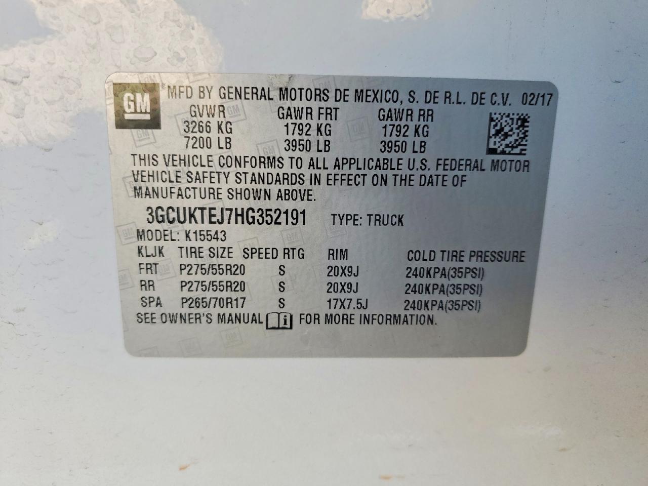 2017 CHEVROLET SILVERADO K1500 HIGH COUNTRY photo 23
