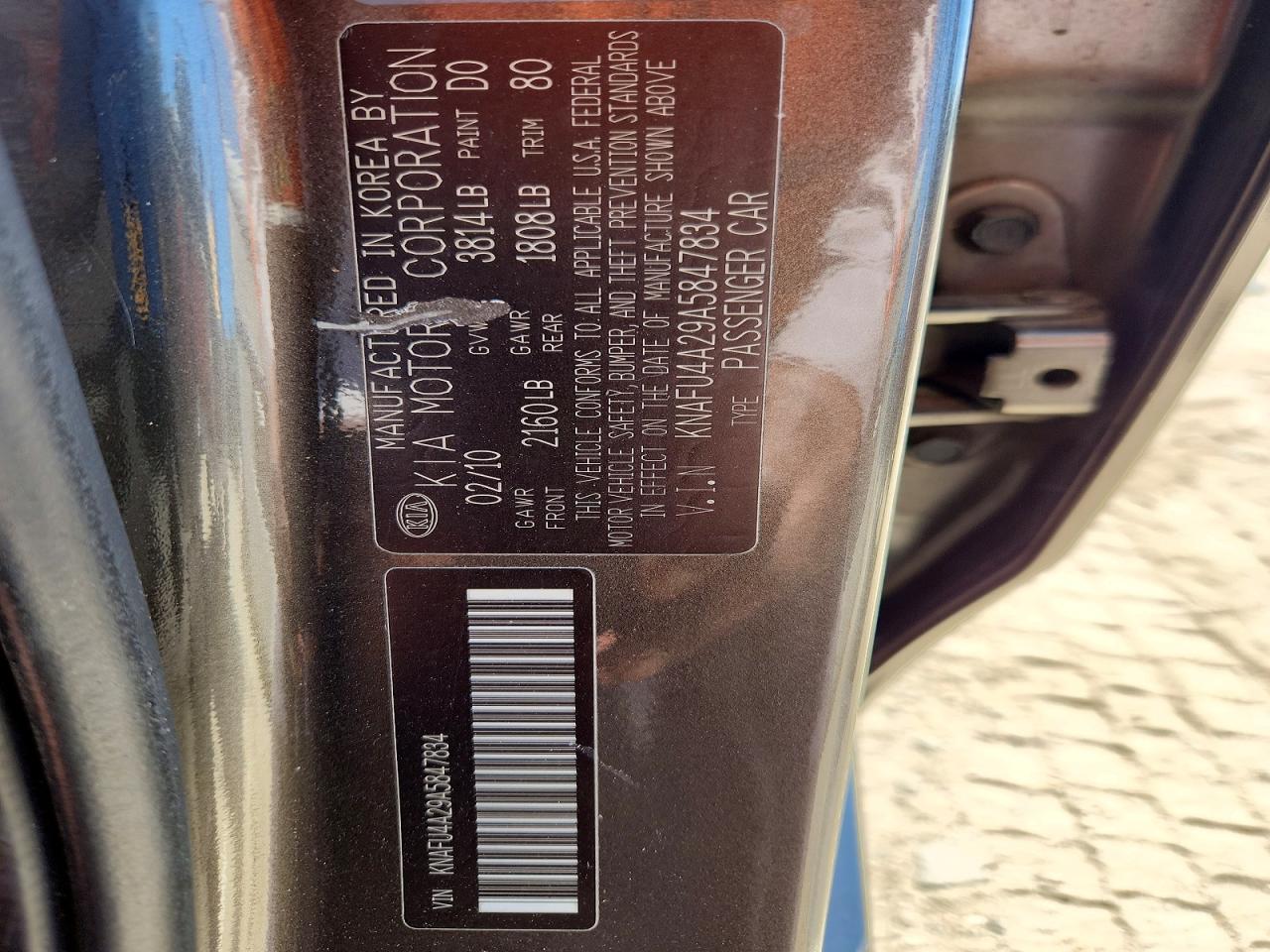 2010 KIA FORTE EX photo 34