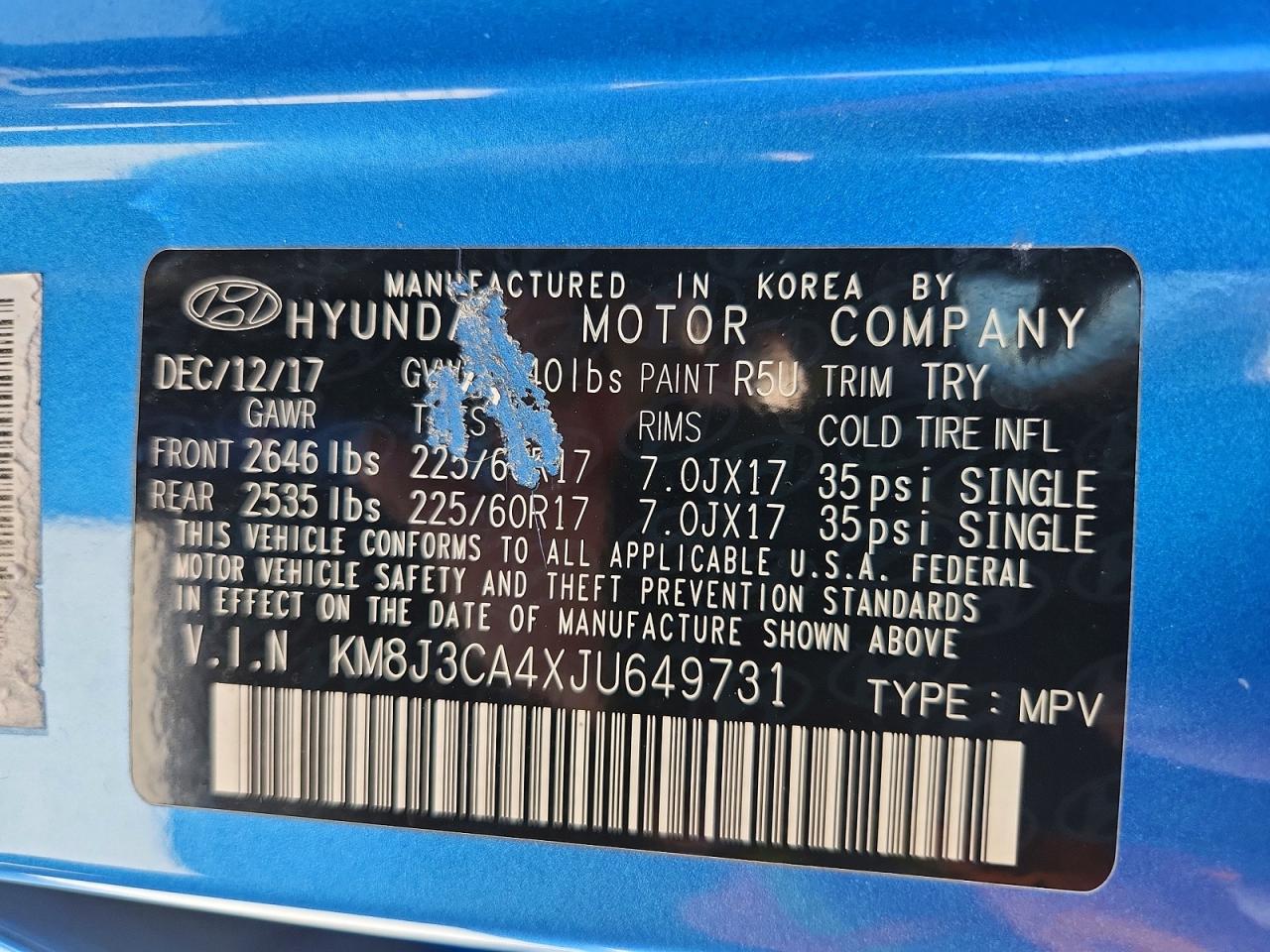 2018 HYUNDAI TUCSON SEL photo 25