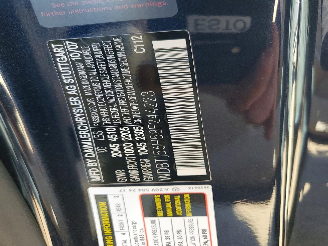 2008 MERCEDES-BENZ CLK 350 photo 23