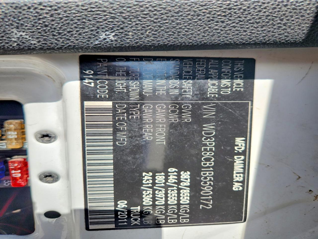 2011 MERCEDES-BENZ SPRINTER 2500 photo 23