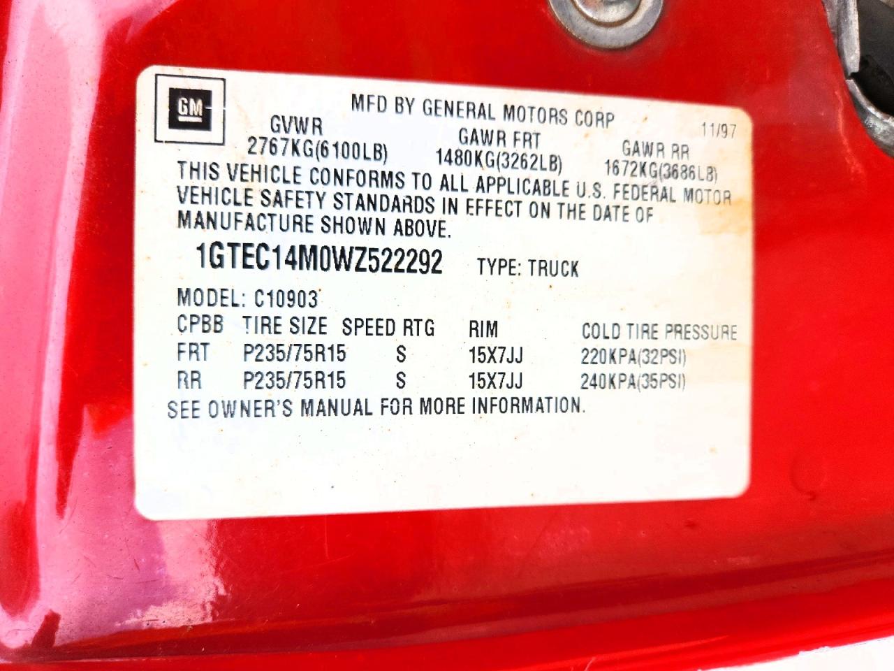 1998 GMC SIERRA C1500 photo 34