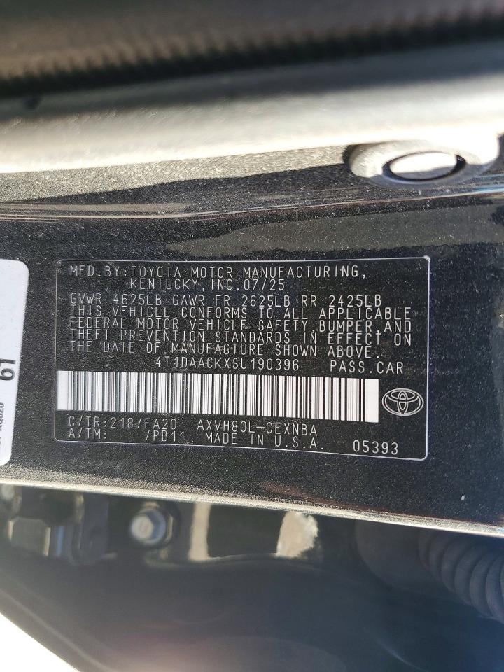 2025 TOYOTA CAMRY LE photo 34