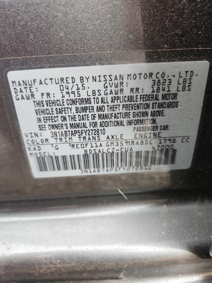 2015 NISSAN SENTRA S photo 23
