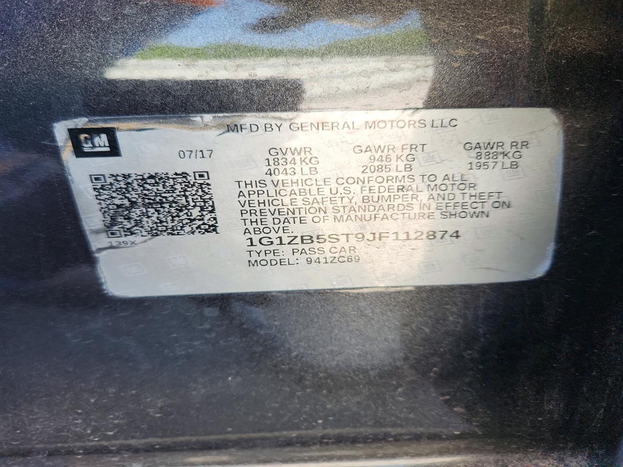 2018 CHEVROLET MALIBU LS photo 34