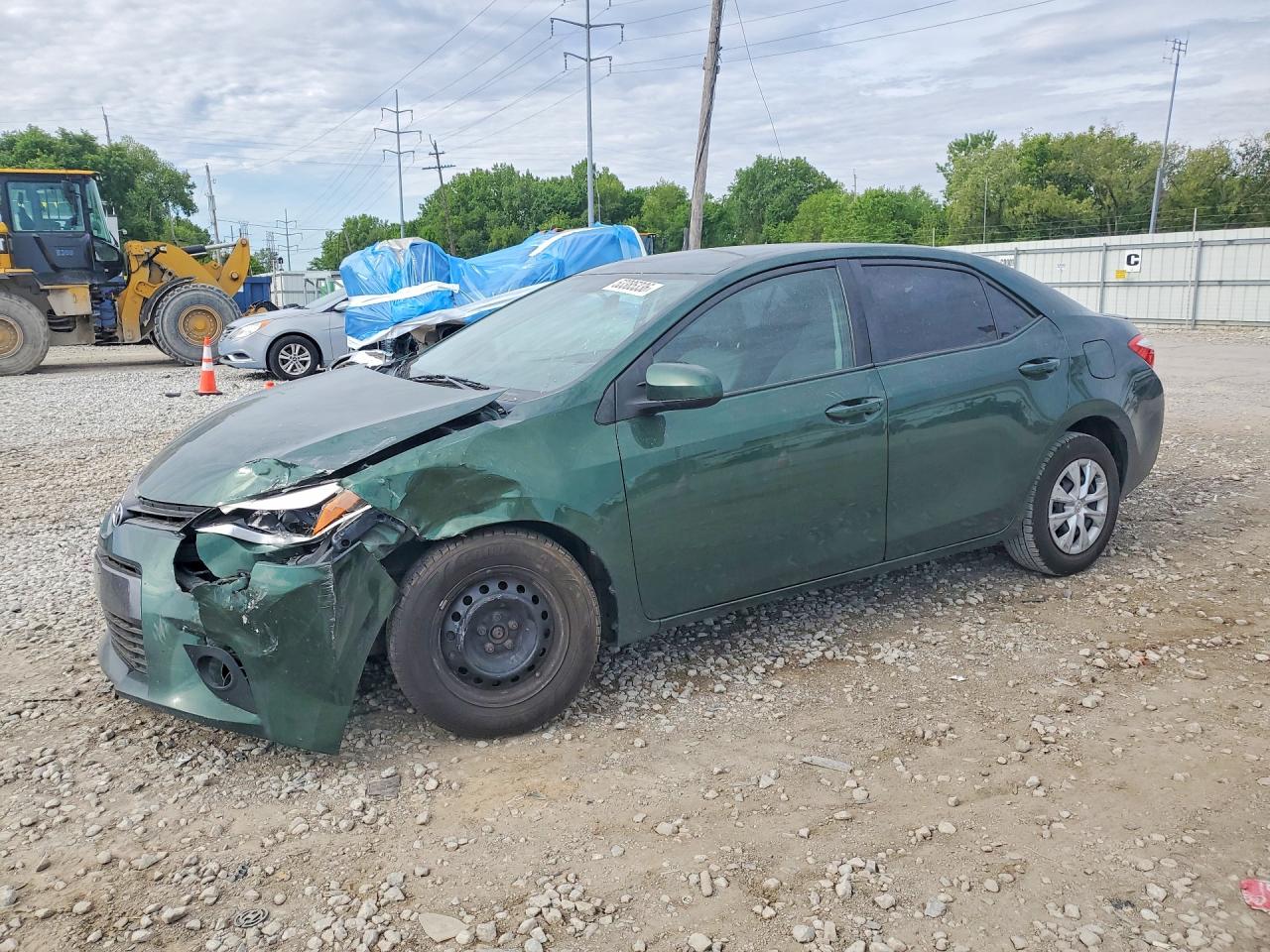2015 TOYOTA COROLLA LE ECO — FRONT END damage — photo 1