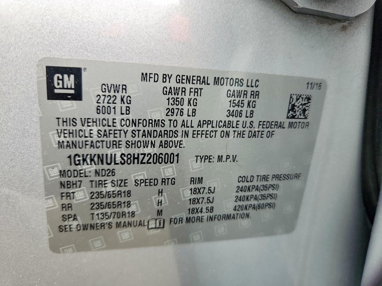 2017 GMC ACADIA SLT-1 photo 37