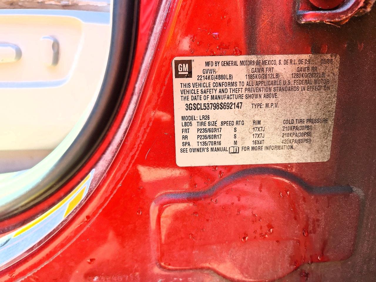 2008 SATURN VUE XR photo 40
