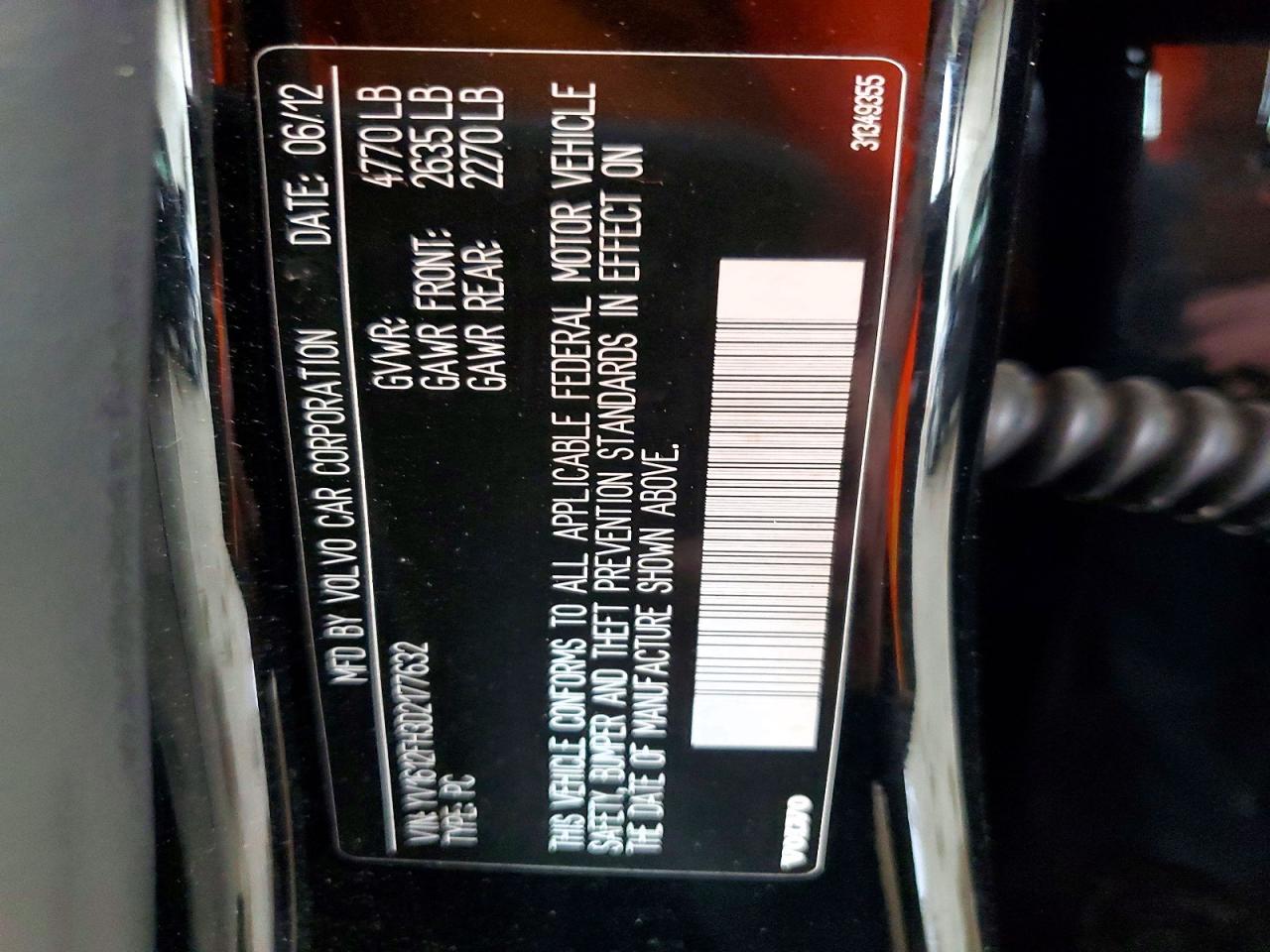 2013 VOLVO S60 T5 photo 23
