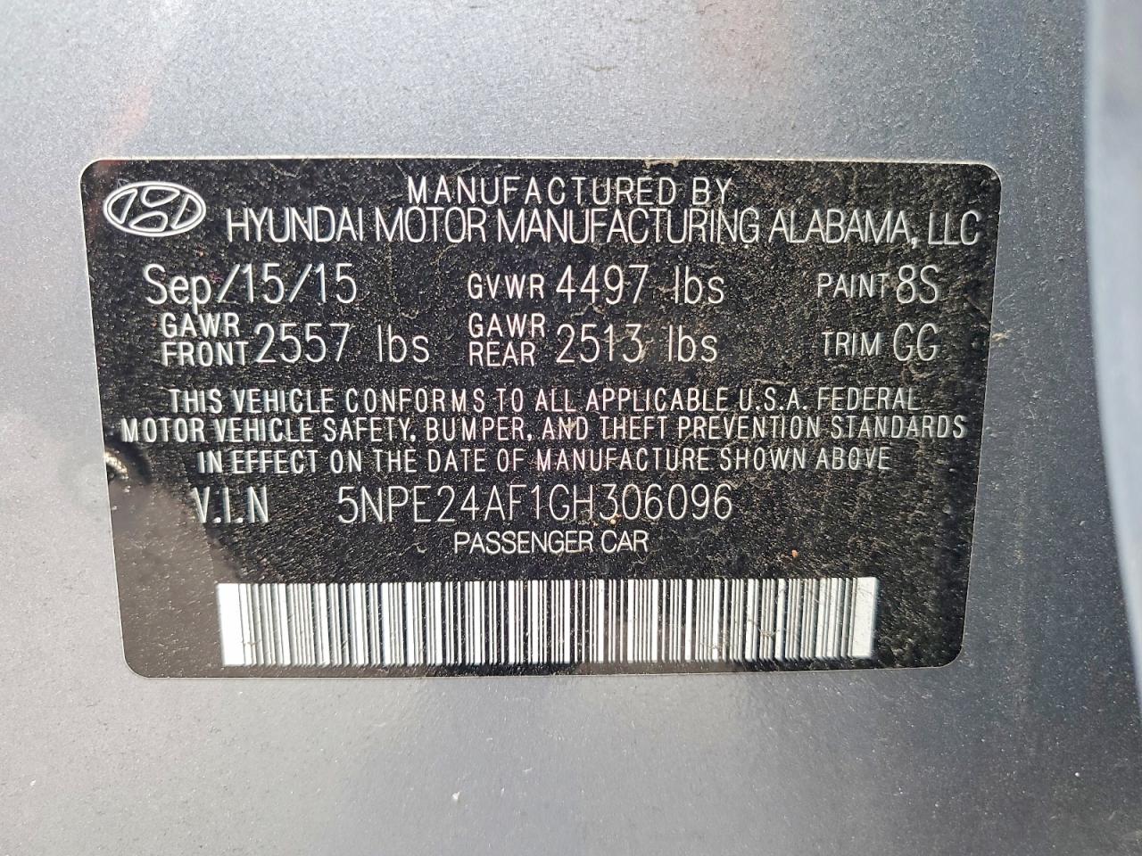 2016 HYUNDAI SONATA SE photo 23