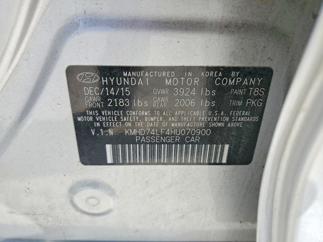 2017 HYUNDAI ELANTRA SE photo 34