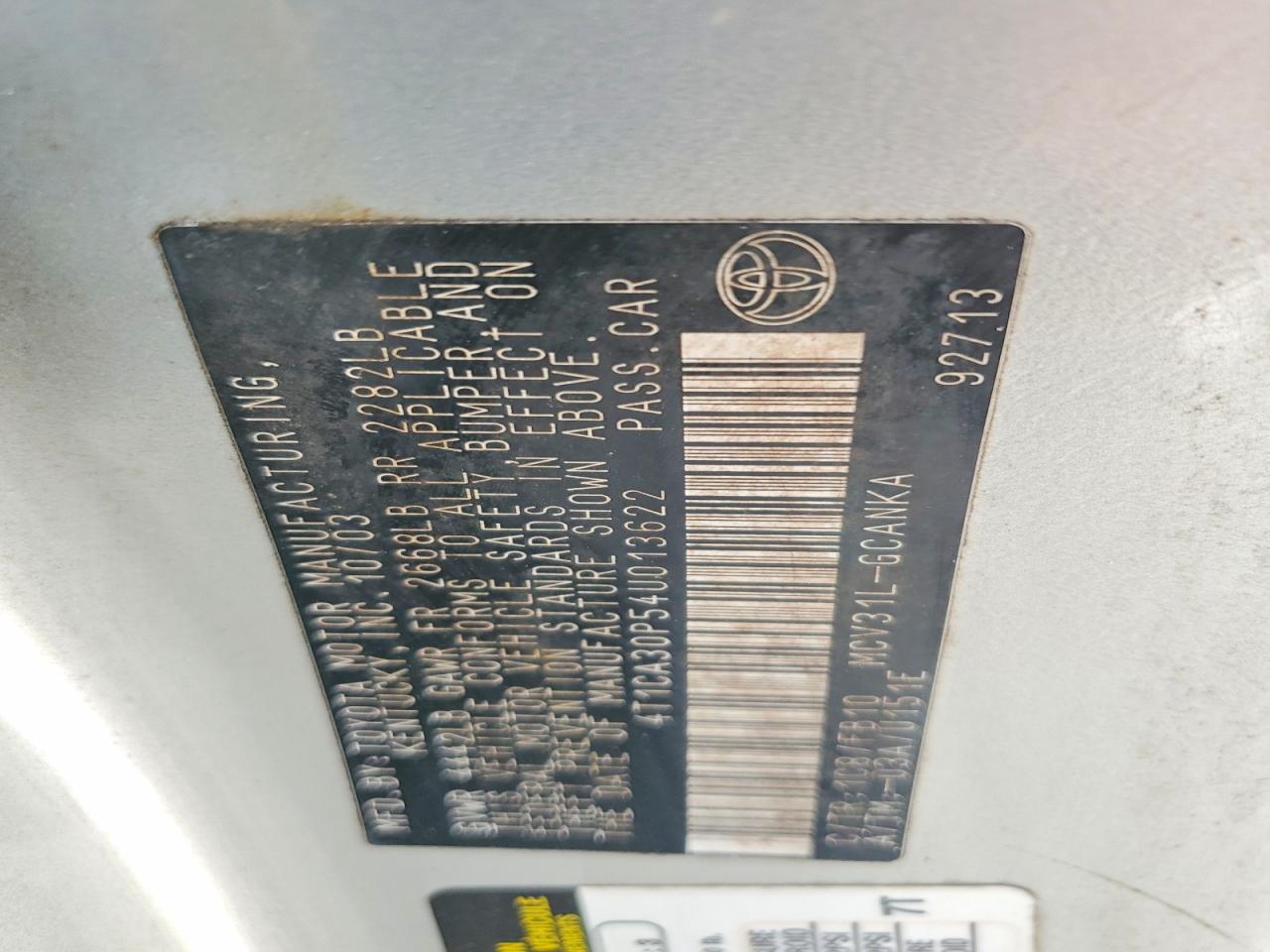 2004 TOYOTA CAMRY SOLARA SE V6 photo 23