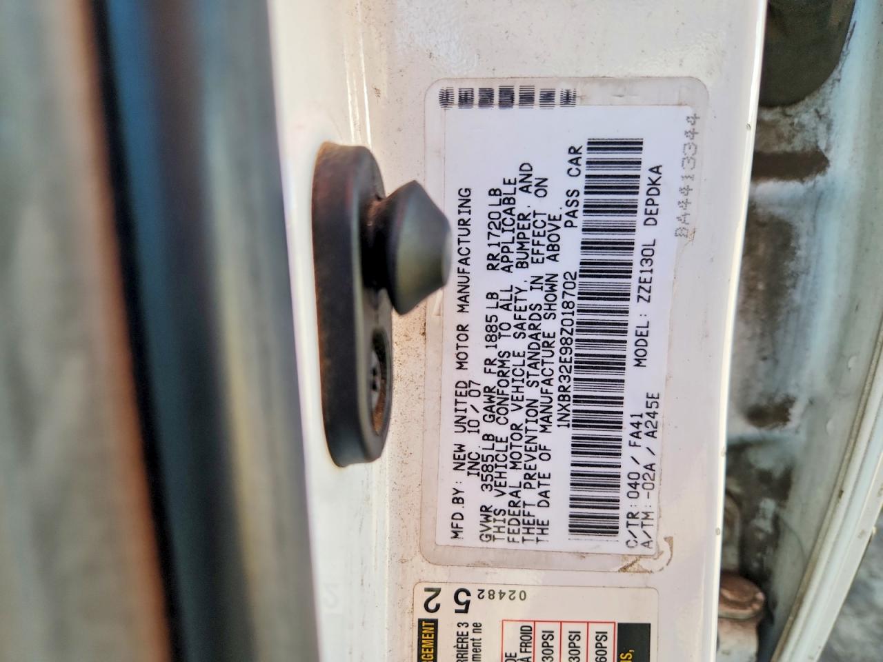 2008 TOYOTA COROLLA CE photo 23
