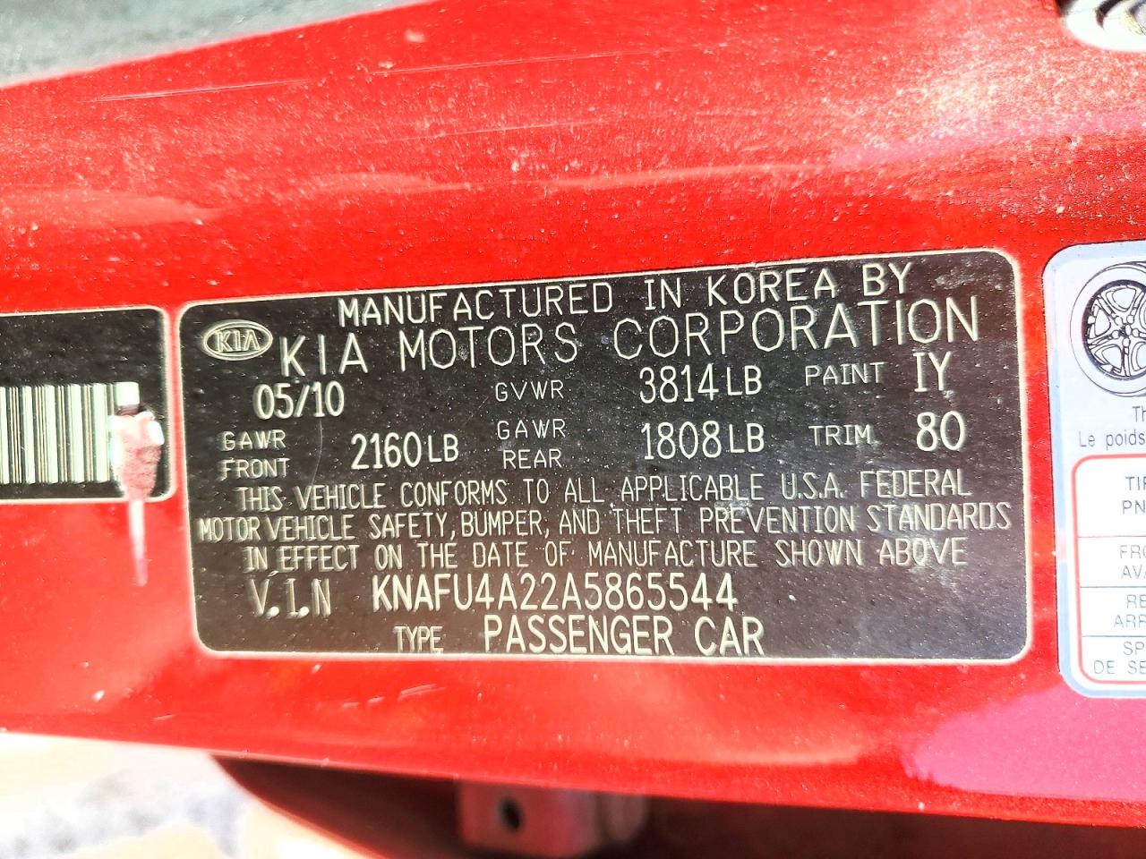 2010 KIA FORTE EX photo 34