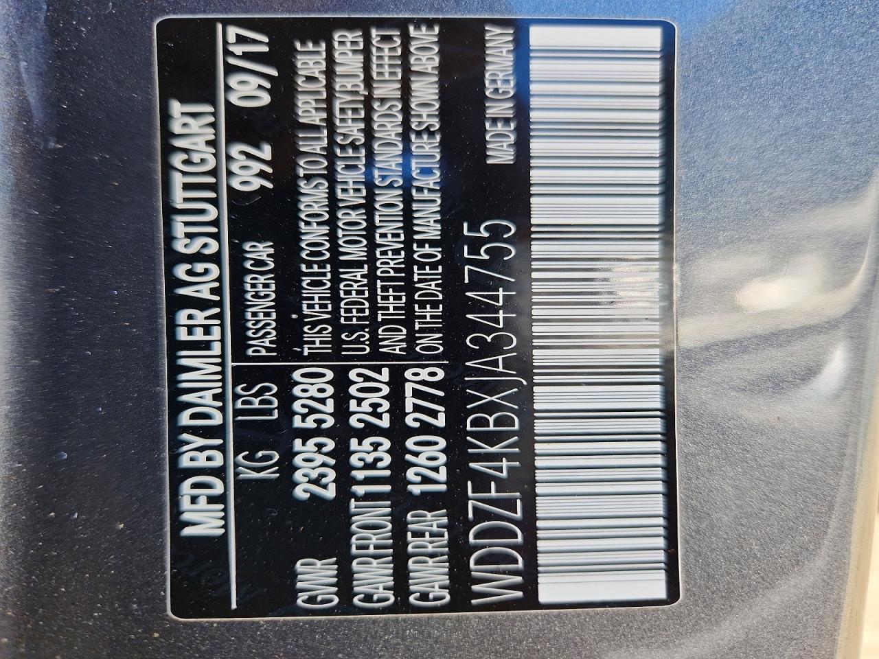 2018 MERCEDES-BENZ E 300 4MATIC photo 34