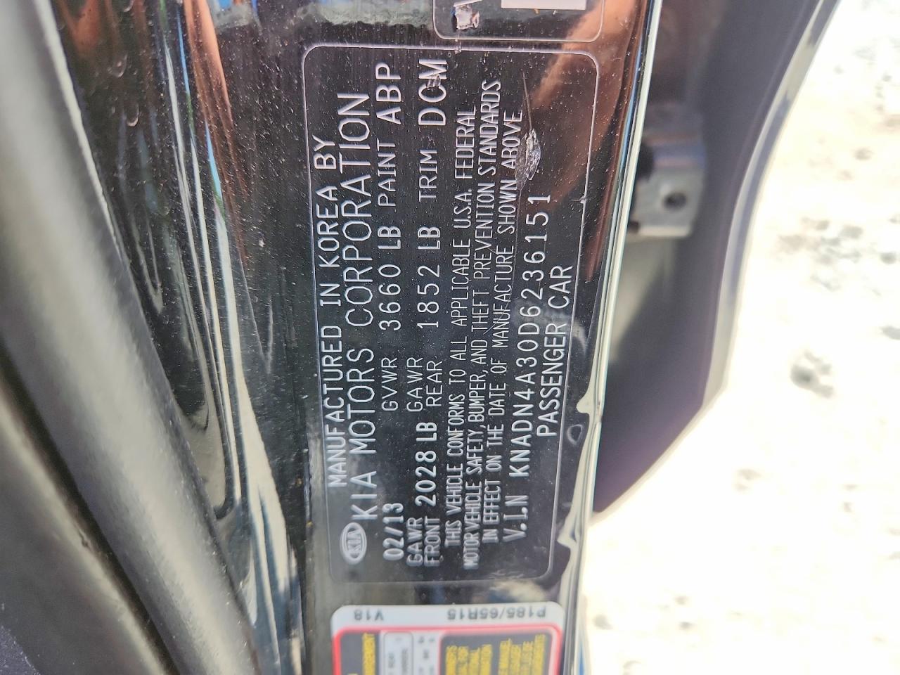2013 KIA RIO EX photo 12