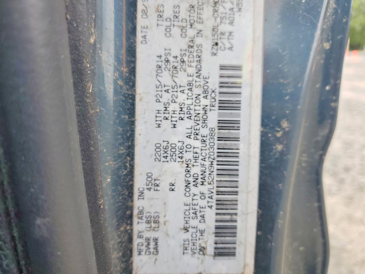 1998 TOYOTA TACOMA XTRACAB photo 23