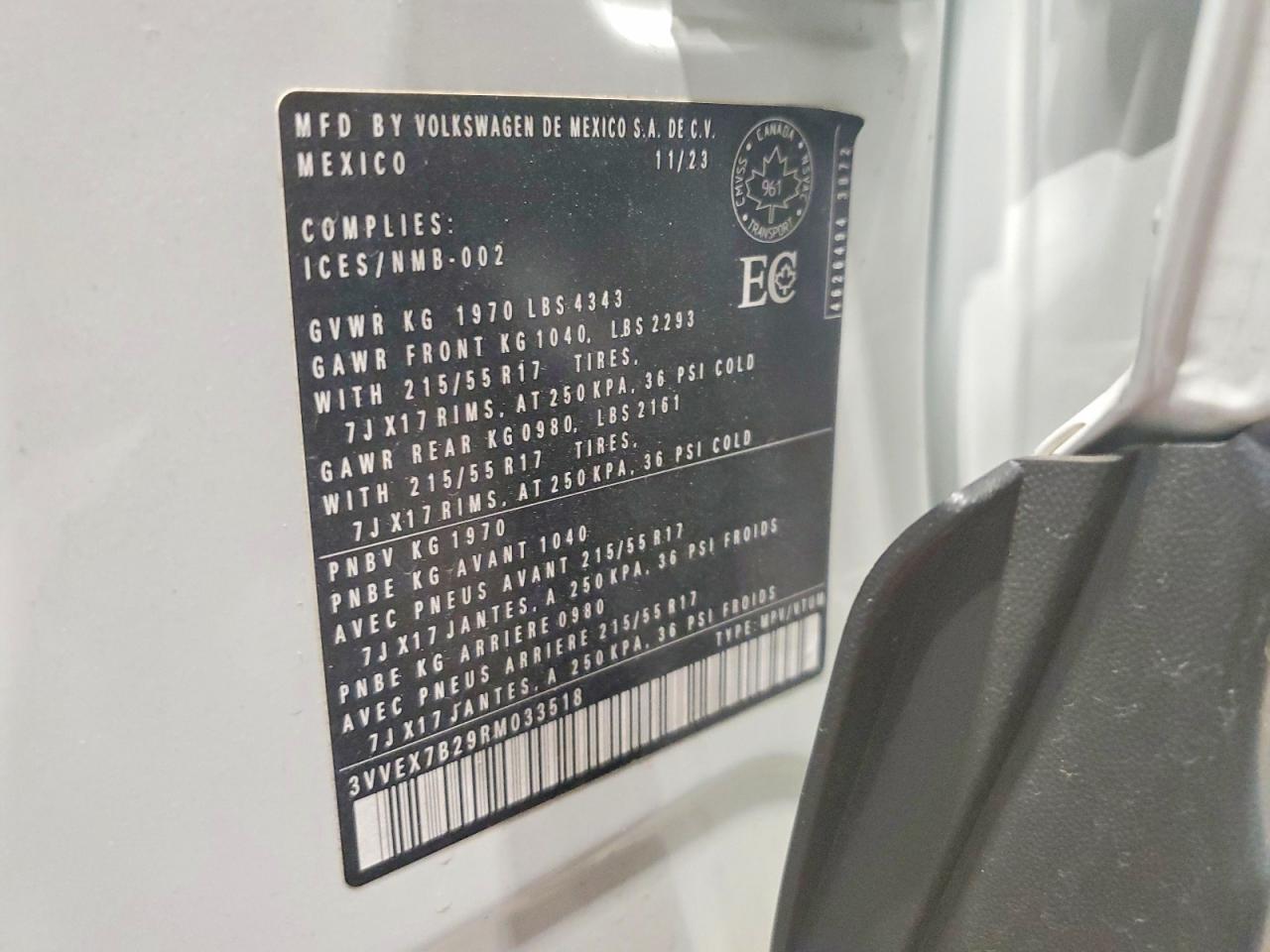 2024 VOLKSWAGEN TAOS SE photo 25