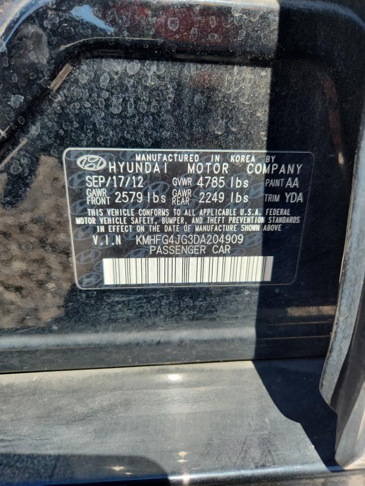 2013 HYUNDAI AZERA BASE photo 34
