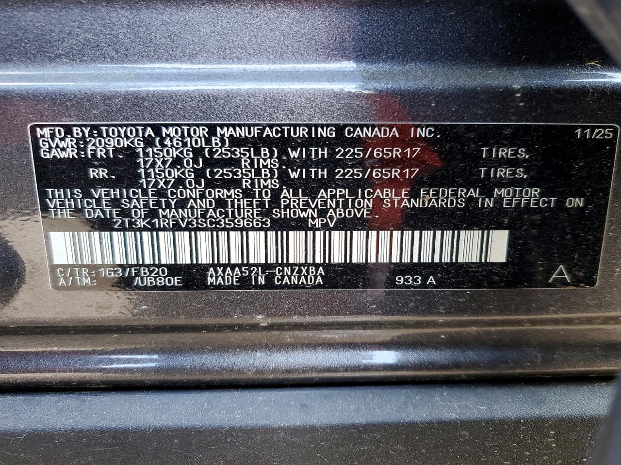 2025 TOYOTA RAV4 LE photo 37