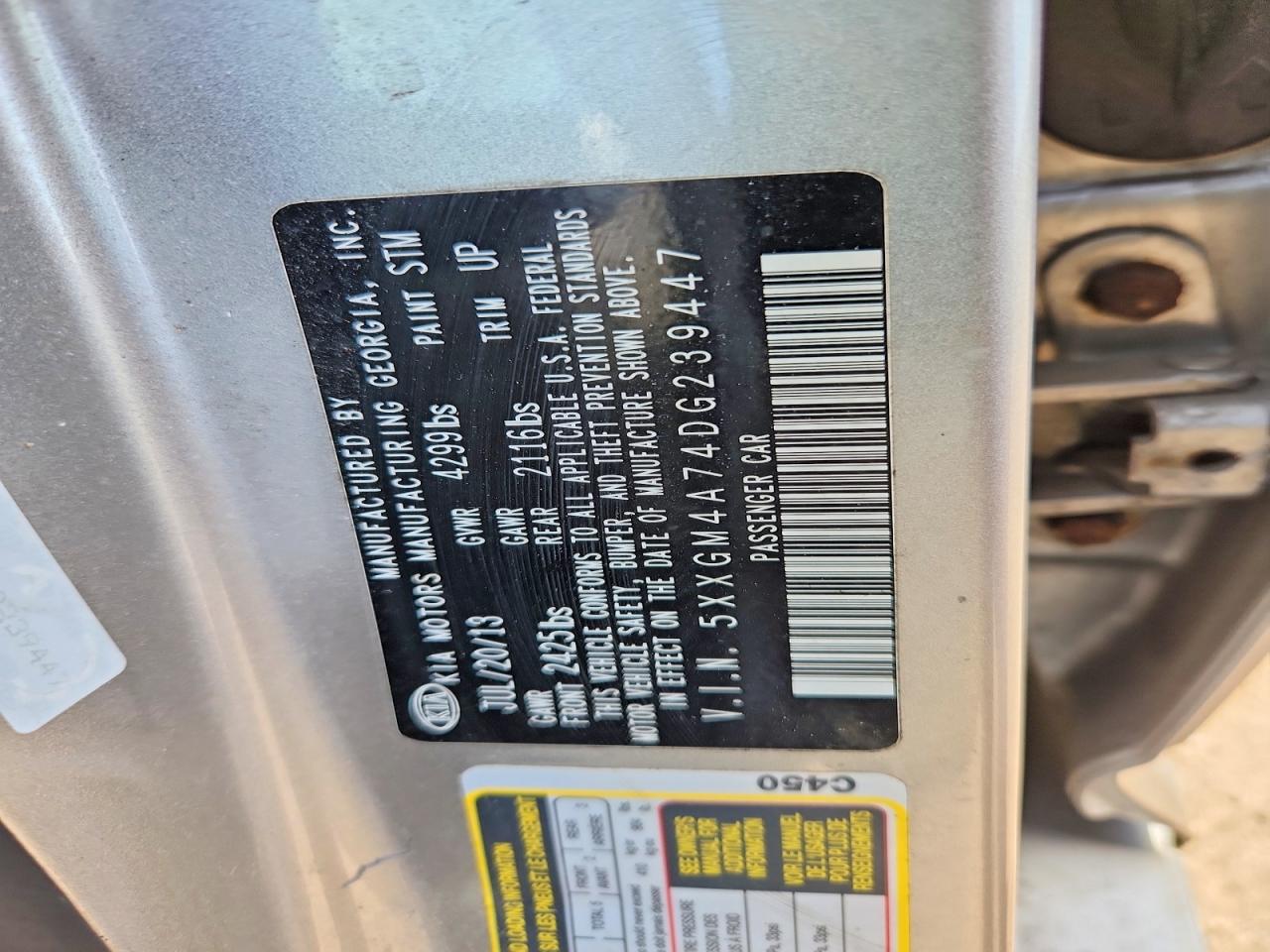 2013 KIA OPTIMA LX photo 34