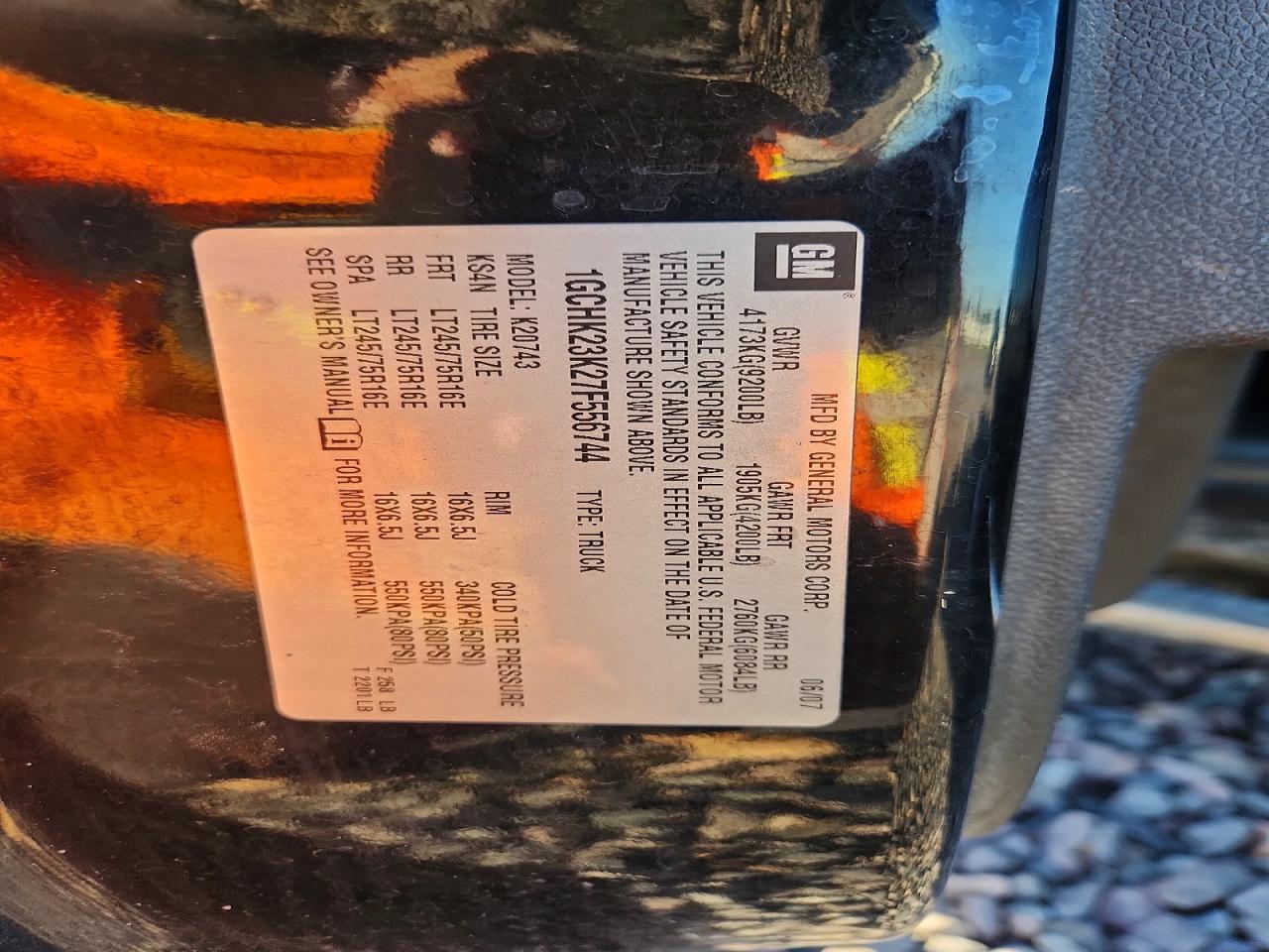 2007 CHEVROLET SILVERADO K2500 HEAVY DUTY photo 34