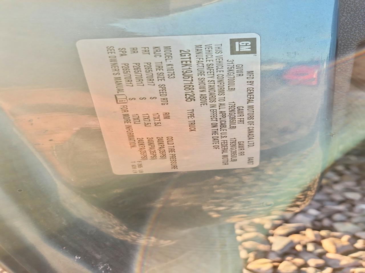 2007 GMC NEW SIERRA K1500 photo 12