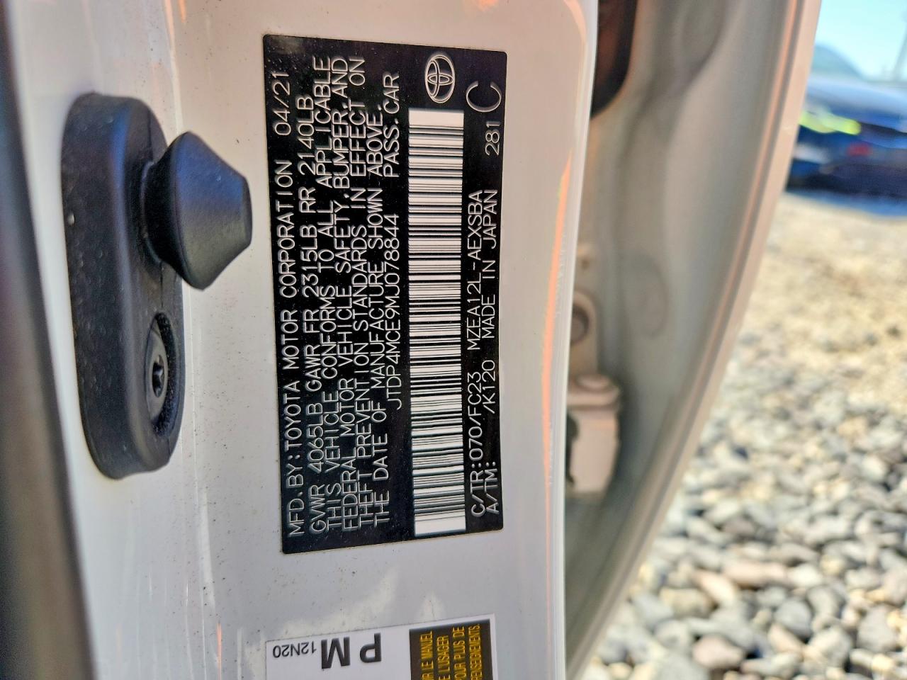 2021 TOYOTA COROLLA SE photo 23