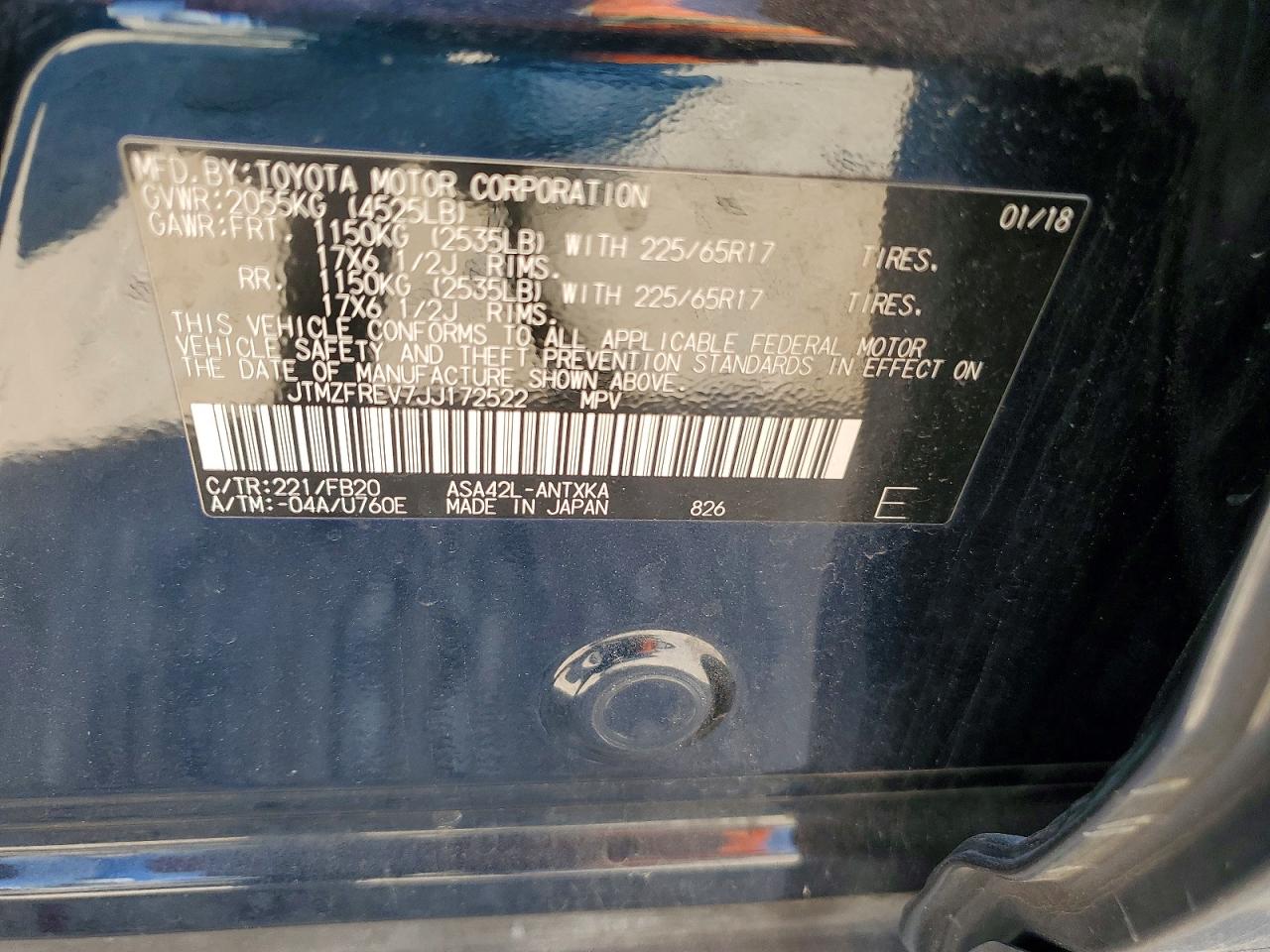 2018 TOYOTA RAV4 LE photo 37