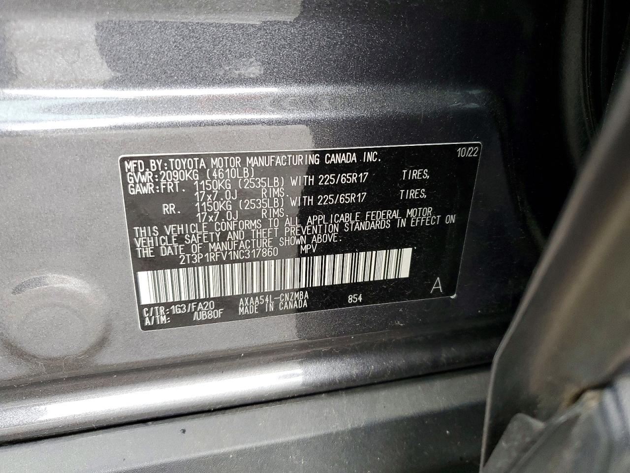 2022 TOYOTA RAV4 XLE photo 13