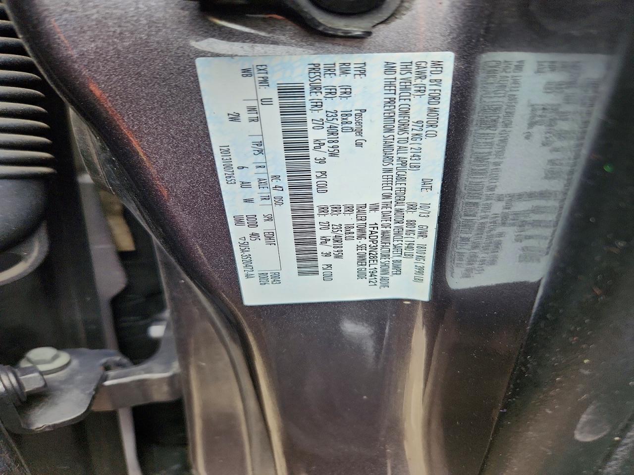 2014 FORD FOCUS TITANIUM photo 13