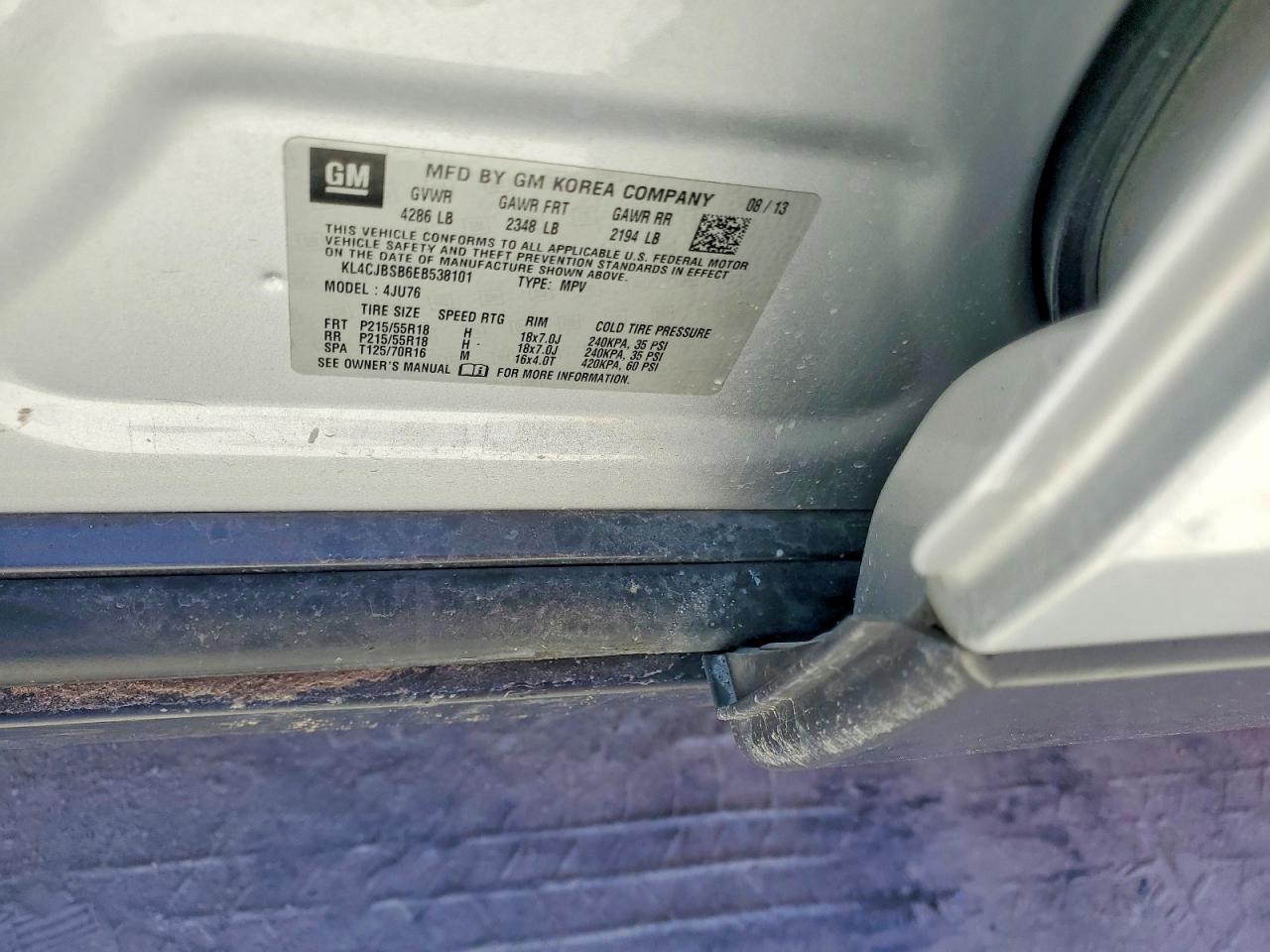 2014 BUICK ENCORE CONVENIENCE photo 25