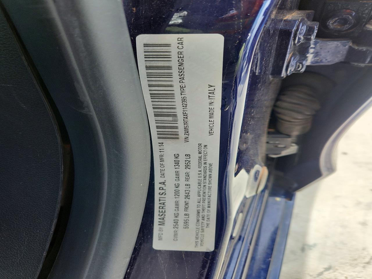 2015 MASERATI GHIBLI S photo 23