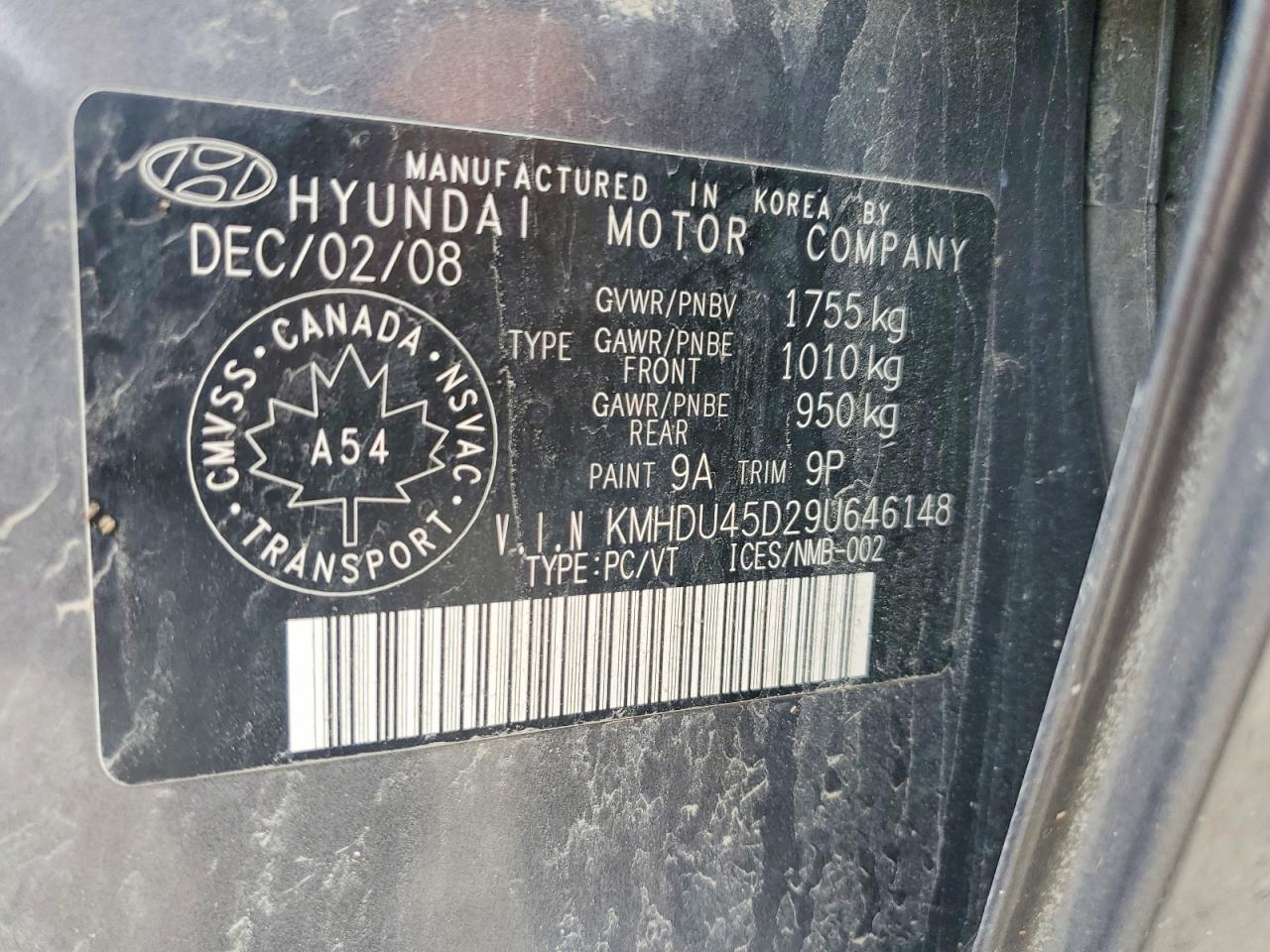 2009 HYUNDAI ELANTRA photo 37